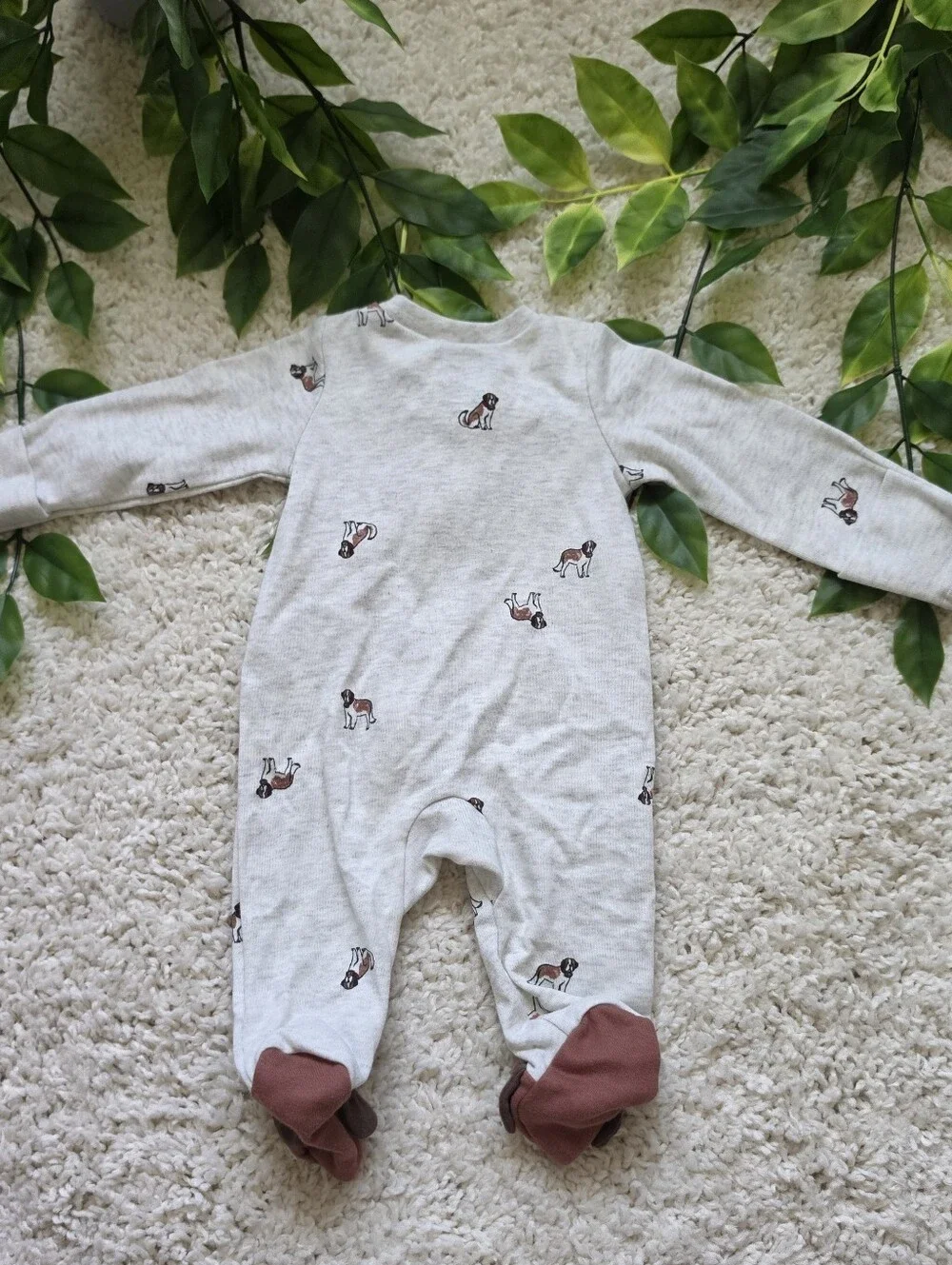 Baby Boy Bulldog Sleeper (Newborn)
